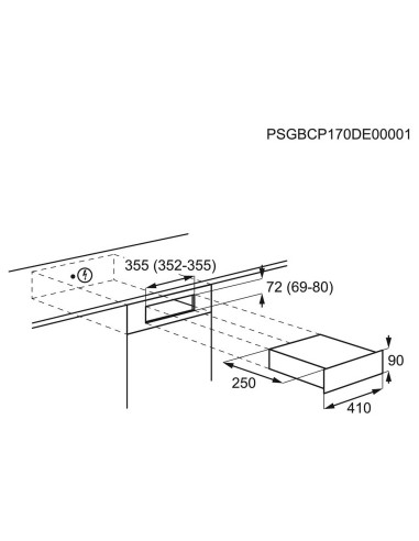 dimensions d'encastrement