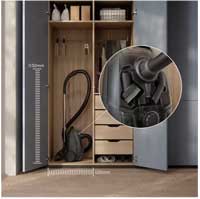 Aspirateur Electrolux rangement