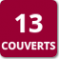 13 couverts