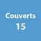 15 couverts